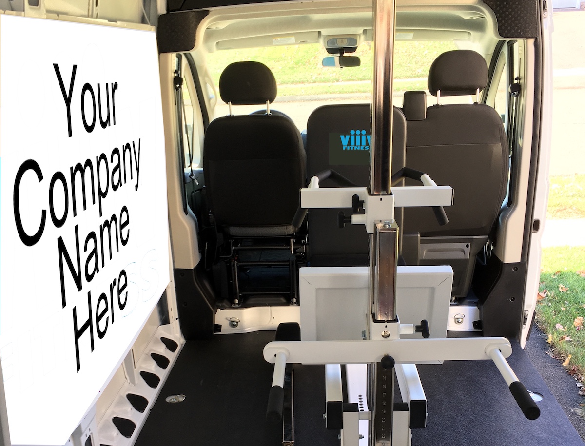 mobile isometric exercise machine